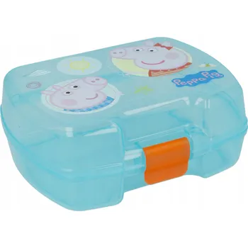 Svačinový box Lunchbox velký box na svačinu - svačinový box prasátko Pepa