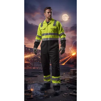 Portwest Overal MODAFLAME LIXNAW Hi-Vis, modro/žlutý Velikost XXXXL žlutá/navy