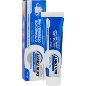 zubní pasta DENTAVIT: Bělicí zubní pasta s optickým efektem a lešticími mikročásticemi 85g K2725