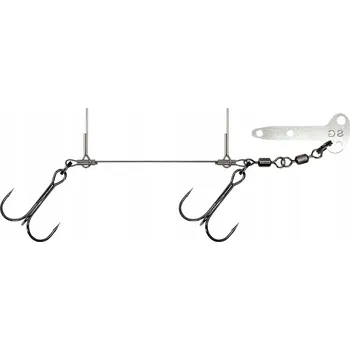 Rybářský háček Návazec Savage Gear Pro Peg Blade Rig ocel 23 kg 11 cm