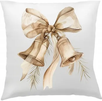 Polštář POVLEČENÍ NA VÁNOČNÍ POLŠTÁŘEK 40x40 cm DEKORATIVNÍ DO OBÝVÁKU VÁNOCE