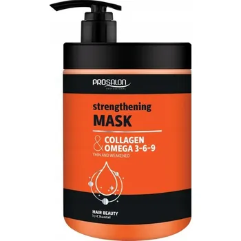 Vlasová regenerace Prosalon Posilující maska na vlasy s kolagenem 1000 ml