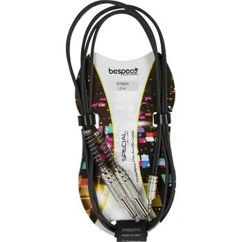 Audio kabel Bespeco BT550M + prodloužená záruka 3 roky