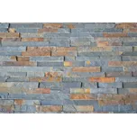 Kamenný obklad, multicolor břidlice, 15x60x1-1,5 cm, BL003, balení