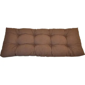 Podsedák Opěradlový polstr na paletu 120x50 hnědý melír