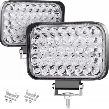 2x PRACOVNÍ SVĚTLO HALOGEN REFLEKTOR LED pro traktor, návěs - SADA