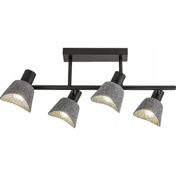 Rabalux FARELIA Stropní svítidlo filcové šedé 4xE14 černé lišta