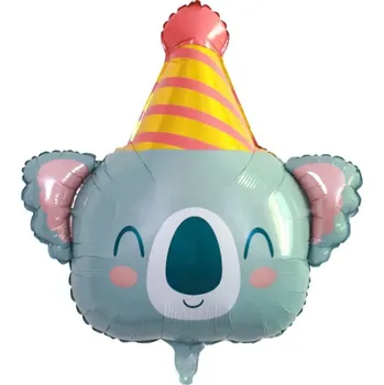 Balónek FÓLIOVÝ BALÓNEK 63X65CM KOALA S ČEPIČKOU