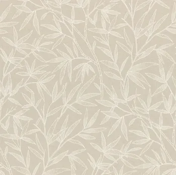 Fototapeta Dekorativní tapeta LISTY BOHO BÉŽOVÁ omyvatelná