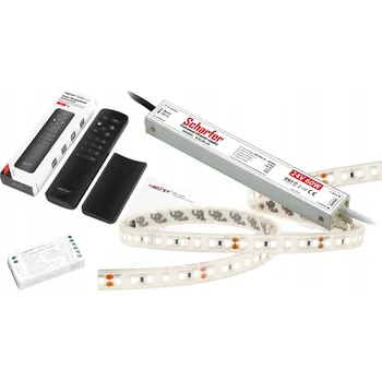 LED páska Sada do sauny LED pásek SMD 9,6W 4000K 5m + ovladač + napájecí zdroj