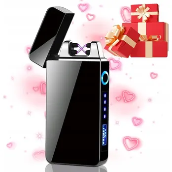 Zapalovač Plazmový Elektrický Nabíjecí USB Kovové Pouzdro