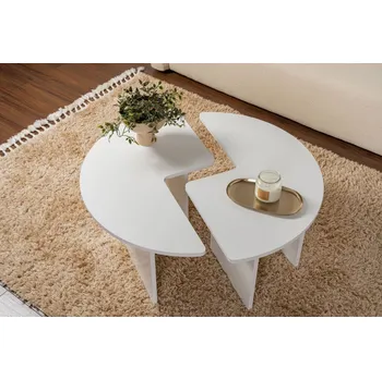 Konferenční stolek Konferenční stolek Moira - Natural White