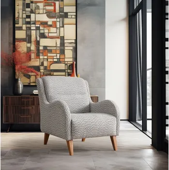 Křeslo Křeslo ušák Nice Bergere - Cream, Blue