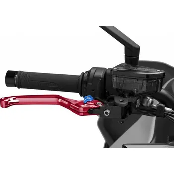 Páčka brzdy bez adaptéru PUIG 4.0 4120RA dlouhé červená/modrá