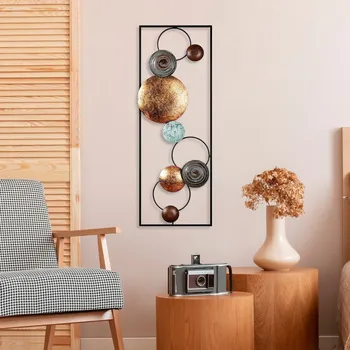 Komoda Dekorativní kovový doplněk na zeď Textured - 8