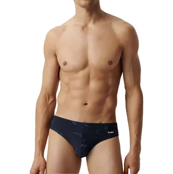 Pánské plavky Pánské plavky Atlantic tmavě modré se vzorem, tmavě modrá L i41_9999956903_2:tmavě modrá_3:L_