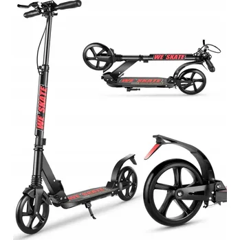 Koloběžka SKLÁDACÍ MĚSTSKÁ KOLOBĚŽKA PRO DOSPĚLÉ HIKOLE FS007-S-B +14 LET, KOLEČKA 220 mm