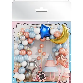 Balónek Balónková girlanda dekorativní závěs na narozeniny, párty, sada balónků