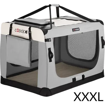 Taška pro psa a kočku Přepravní taška pro psa XXXL 101x69x70cm | šedá