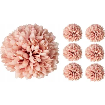 umělá květina HLAVIČKY CHRYZANTÉMA UMĚLÉ KVĚTY 10 KS 12 CM JAKO ŽIVÉ OZDOBNÉ DEKORACE