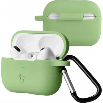 Pouzdro na mobilní telefon Silikonové Pouzdro Bizon s karabinou pro AirPods Pro 2, pouzdro, kryt
