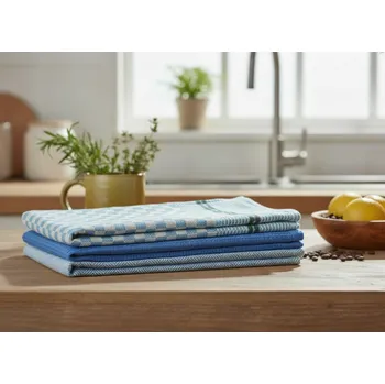 Utěrka SET 3 kusů utěrka WANDA modrá, 50x70 cm 100% bavlna MyBestHome cena za 3 kusy Cena za 3 kusy v balení