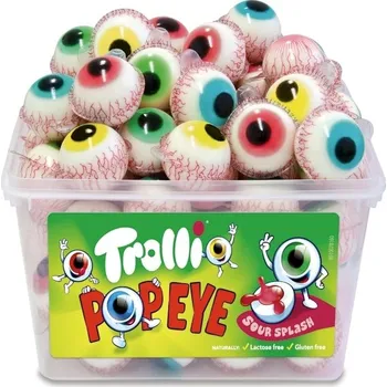 Bonbon Želé bonbóny Trolli Pop Eye Želé Bonbony Oči 1 ks monster Trolli 180 g