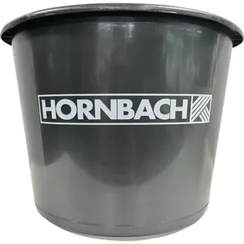 Zdenické nářadí Stavební vědro PE kulaté černé s držadlem ∅ 310 mm 12 l