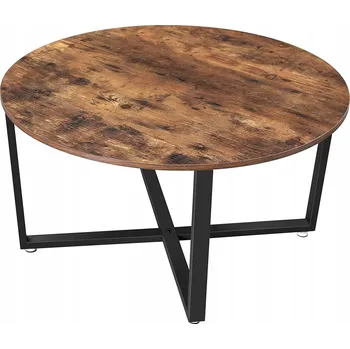 Konferenční stolek Konferenční stolek Vasagle LCT88X kulatý 88 x 88 x 47 cm černý