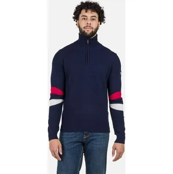 Pánský svetr Rossignol Signature Hz Knit svetr tmavě modrý XXL