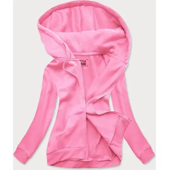 Dámská mikina Světle růžová dámská sportovní mikina (W03-20) odstíny růžové M (38)