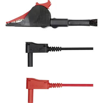 Měřicí kabel Schützinger KWML 7420 / SAK / 1 / 150 měřicí kabel zástrčka 4 mm Kelvinova svorka černá/červená 1 ks