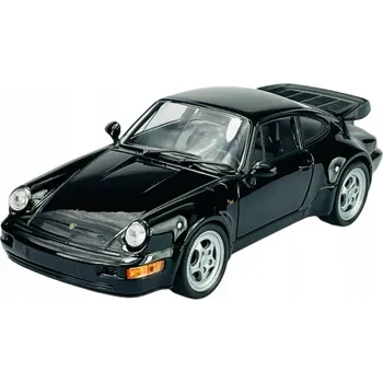 autíčko WELLY PORSCHE 911 964 TURBO ČERNÁ 1:24 NOVÝ KOVOVÝ MODEL 24023