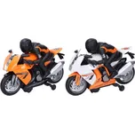 Motorka Závodní s jezdcem 28 cm