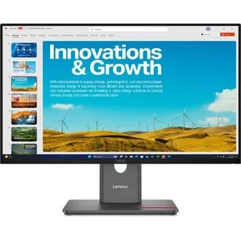 Monitor Lenovo LCD P24qd-40 23,8" IPS 16:9 2560x1440 4ms 300cd m2 1500:1 HDMI 2xDP USB USB-C RJ45 Repro Pivot šedá