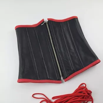 Kožený korzet pod prsa S/M - výprodej