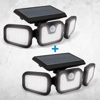 Venkovní osvětlení Panta TrioSolar vysoce výkonné venkovní solární světlo 1+1