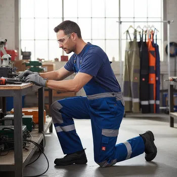 Pánské kalhoty Portwest Kalhoty BIZFLAME SORIA lacl, různé barvy Velikost S modrá