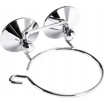 Držák na ručník Nástěnný držák na sušák prádla MSV Mega s přísavkami, chromovaný