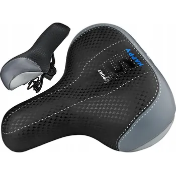 Sedlo na kolo MĚSTSKÉ SEDLO JET SELLE HAPPY SPORT 255X230MM PRUŽINY + ZÁMEK