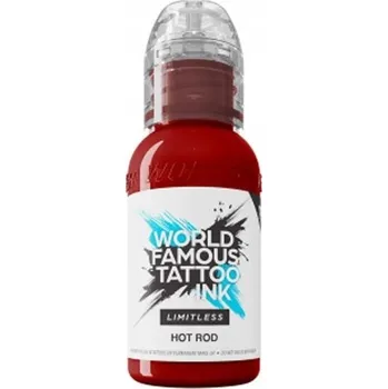 Tetovací barva Světově proslulý inkoust na tetování Limitless Tattoo Ink - Red Hot 30 ml