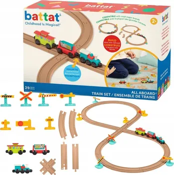 Vláček a vláčkodráha Vláčkodráha s kolejemi Battat All Abroad Train Set