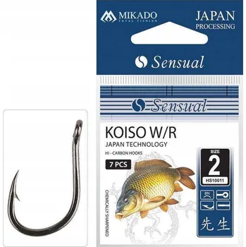 Rybářský háček Háčky Mikado Sensual Koiso s protihrotem, 7 ks