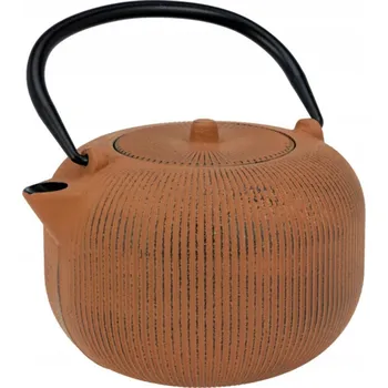 Konvice na čaj Konvice litinová hnědá 1l LITINOVÁ KONVICE NA LOUHOVÁNÍ ČAJE