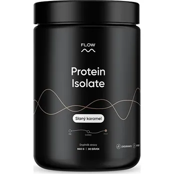 Protein Protein Isolate / slaný karamel 960 g / Flow nutrition - 30 dávek