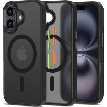 Pouzdro na mobilní telefon Kryt TECH-PROTECT MagMat Magsafe 3-set pro Apple iPhone 16 - matně černý