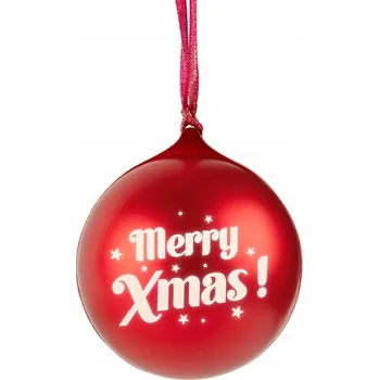 Bluetooth reproduktor Přenosný reproduktor Bigben XMASBALLRED červený 10 W