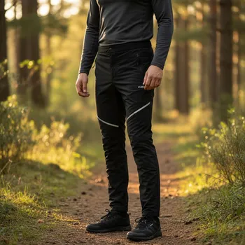 Pánské kalhoty Kalhoty CAMPAGNOLO Pant Hybrid Black Černá L