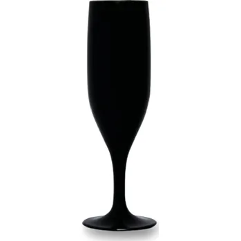 Sklenice Skleničky na šampaňské Rubikap černá 180ml 1 ks