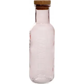 Karafa NATIA s nápisem, růžová 1 l HOMLA